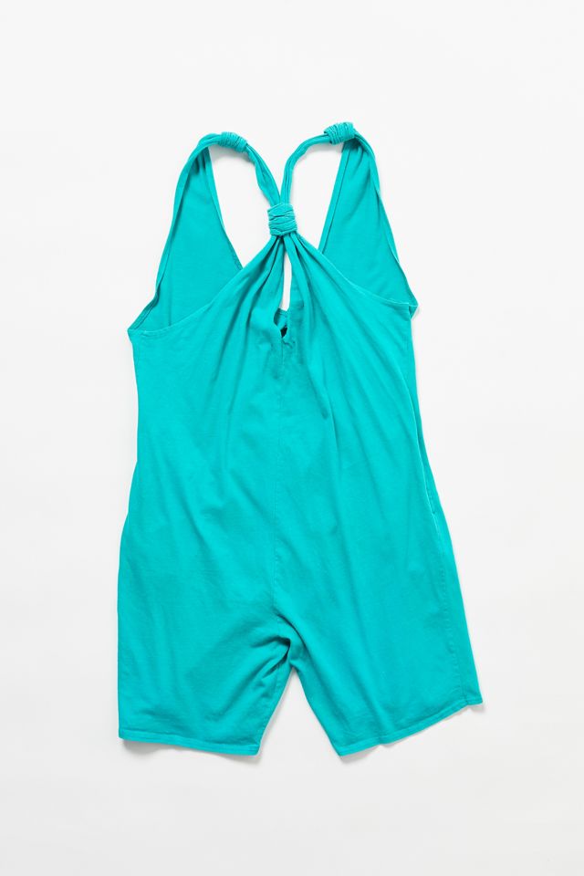 Vintage Green Crossback Romper | Urban Outfitters Canada
