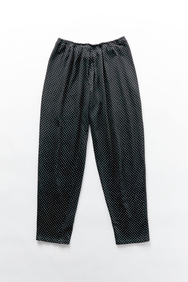 Vintage Polka Dot Pull-On Trouser Pant | Urban Outfitters Canada