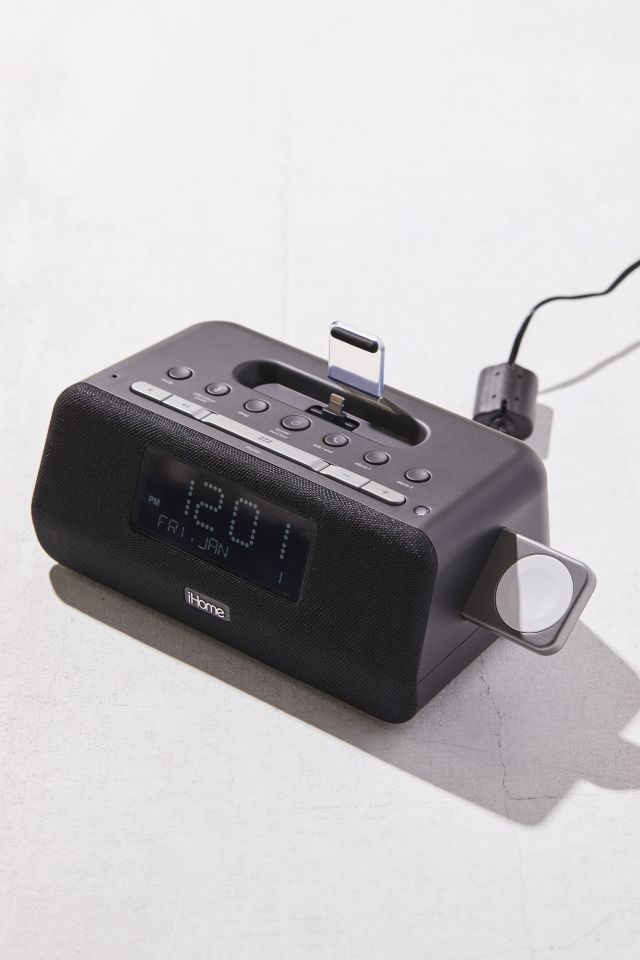 iHome iPhone + Apple Watch Charging Bluetooth Dual Alarm Clock Radio #2