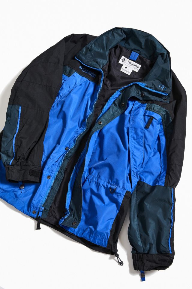 Vintage Columbia '80s Blue + Black Ski Jacket | Urban Outfitters