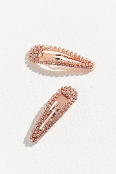 KITSCH Medium Rhinestone Flip Clip Set | Urban Outfitters