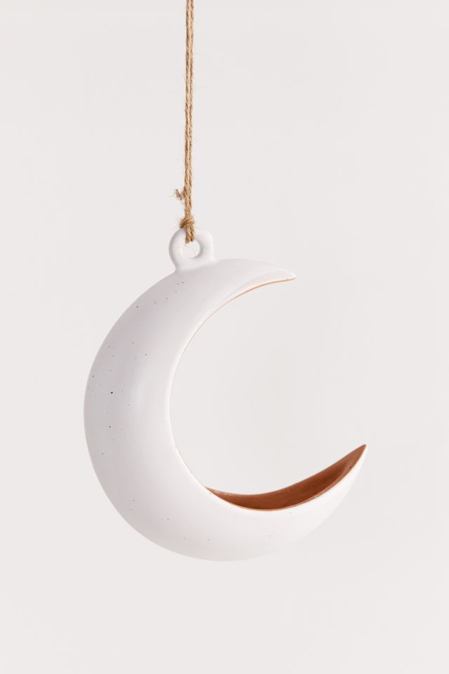 Crescent Moon Hanging Air Plant Holder | Urban Outfitters