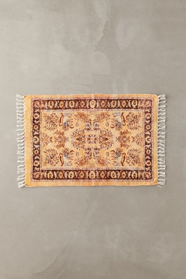 Ziba Peach Chenille Rug | Urban Outfitters