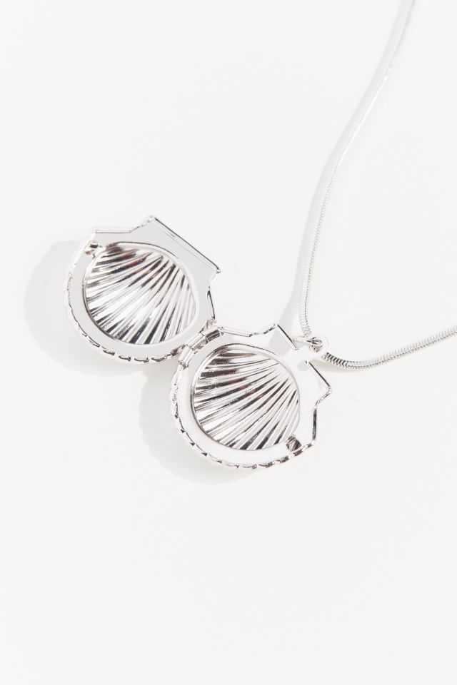 Luxe Shell Locket Necklace #2