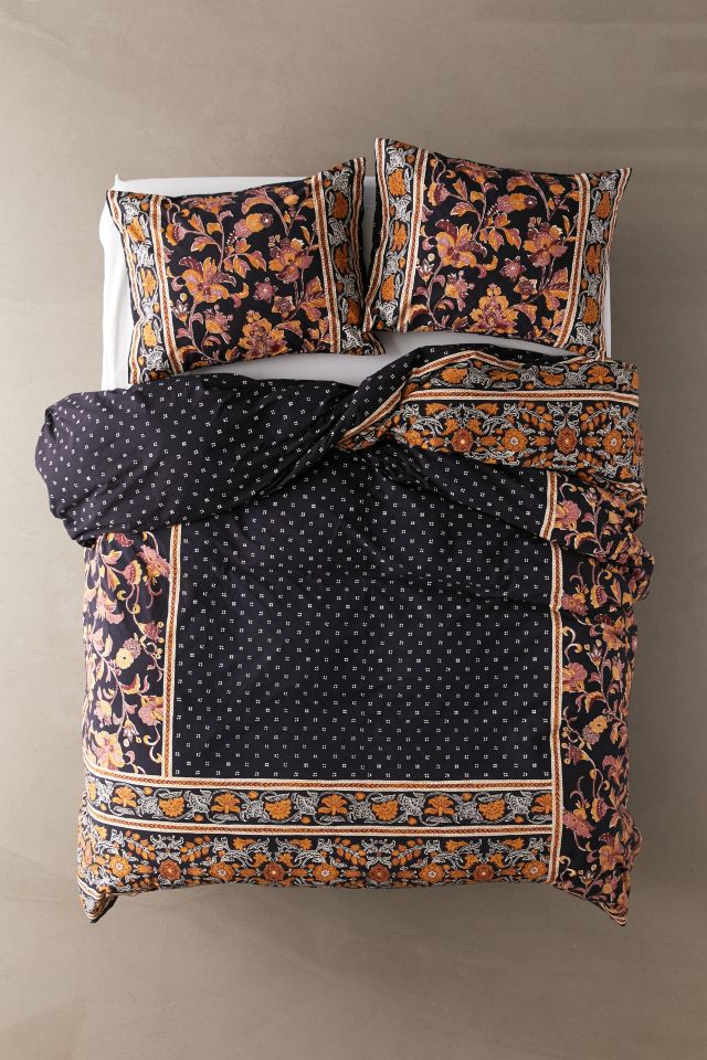 Auden Boho Floral Duvet Cover #1