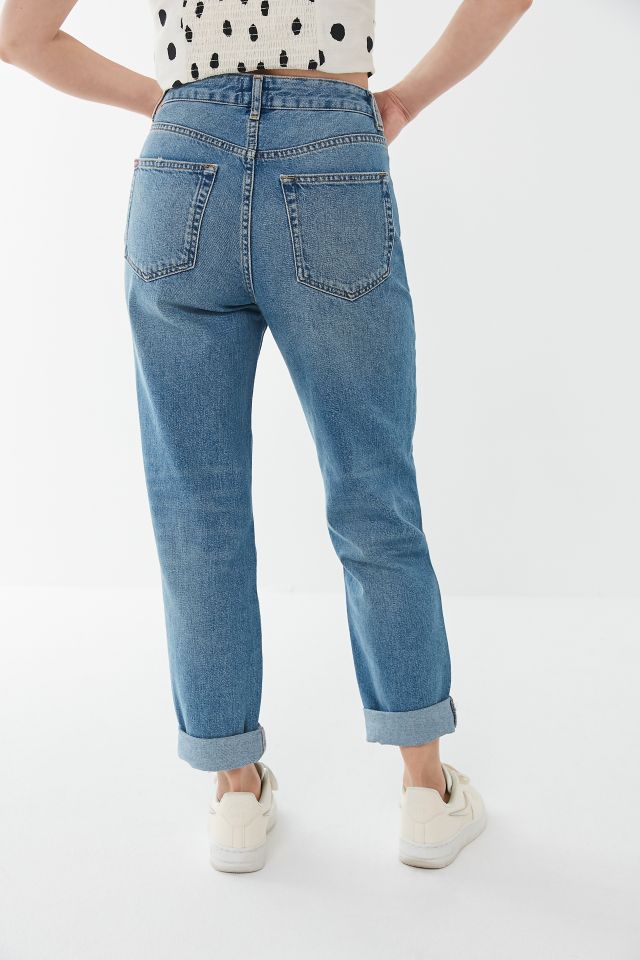 High Waisted Mom Fit Jeans – HighBuy