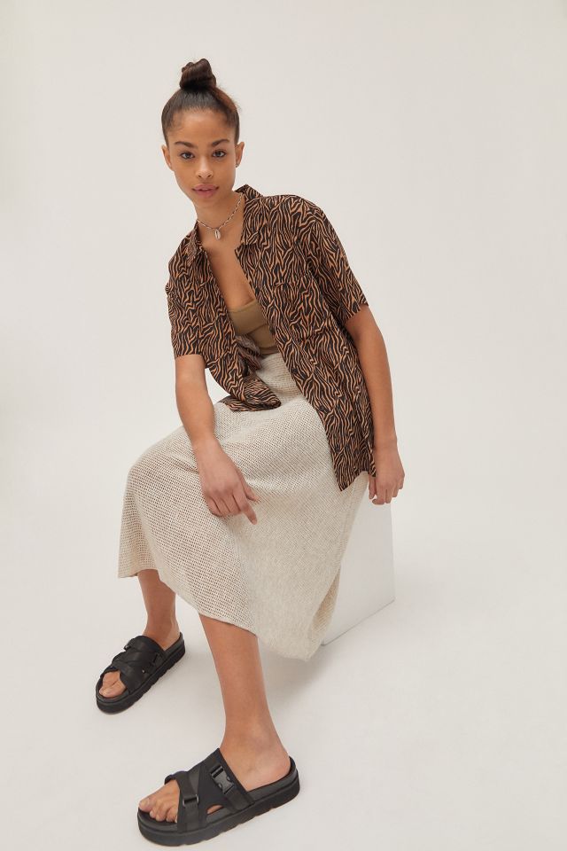 UO Austin Printed Button-Down Shirt #2