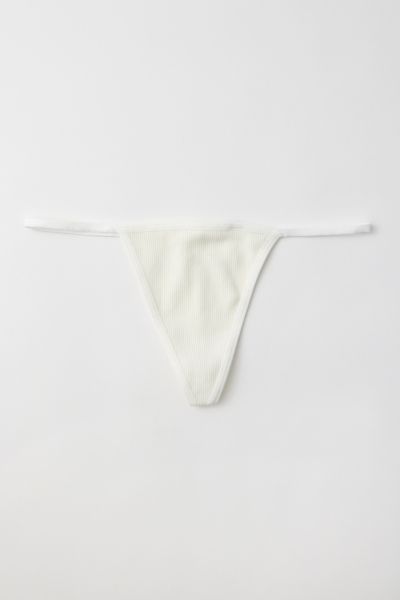 Out From Under Chloe Seamless G-string In Ivory, Women's At Urban Outfitters In White