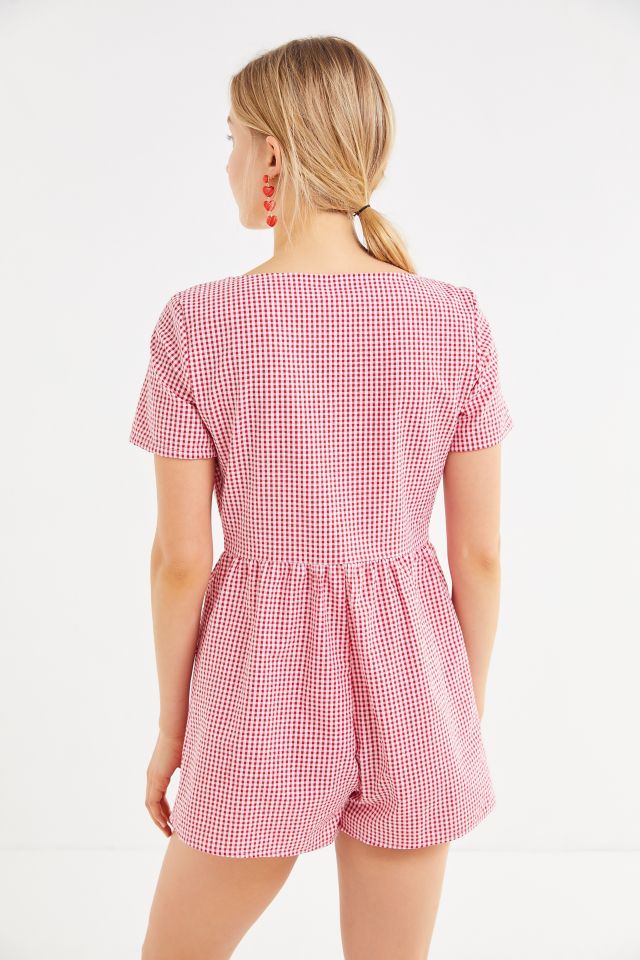 Urban Renewal Remnants Gingham Romper #2