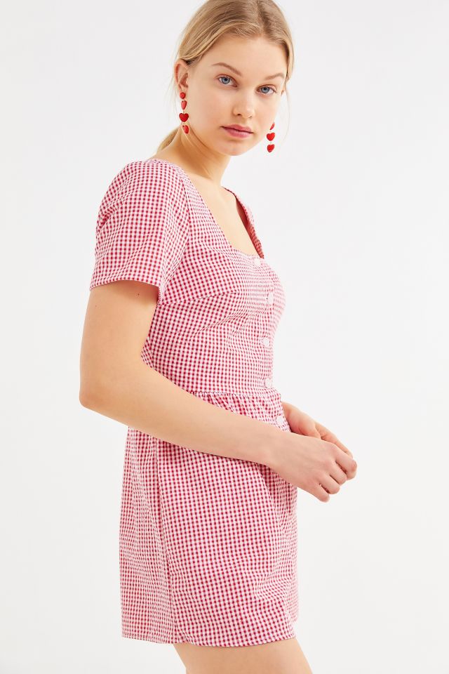 Urban Renewal Remnants Gingham Romper #3