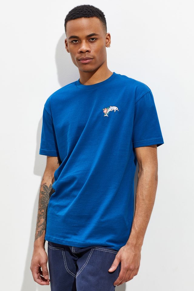 Embroidered Dolphin Tee | Urban Outfitters