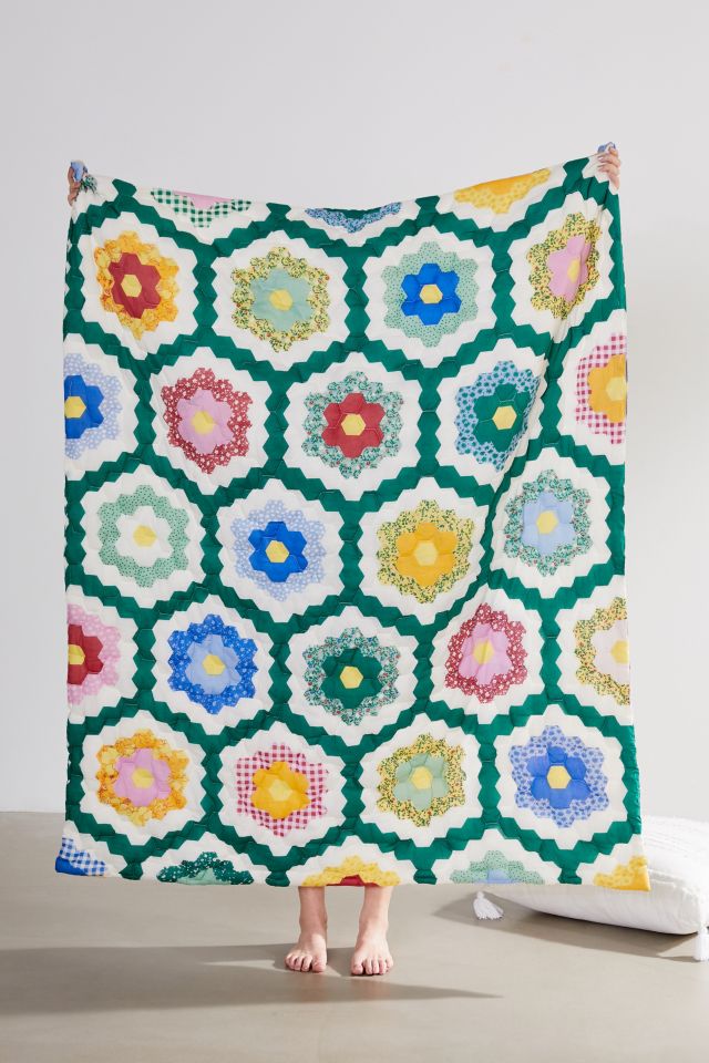 Jeté matelassé en tissu gaufré Bea #1