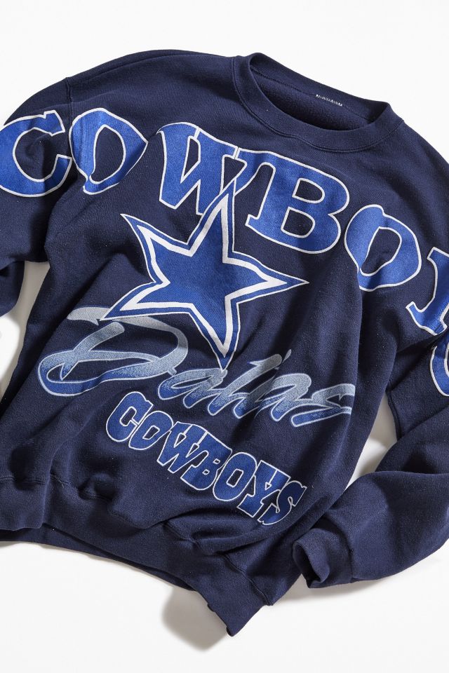  Dallas Cowboys Men's Standard Crew Fleece Sweatshirt, Navy,  XX-Large : Sports & Outdoors