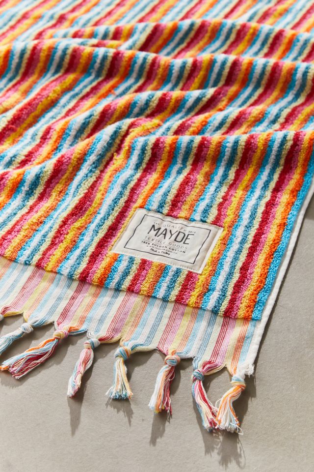 MAYDE Summer Cloud Seasons Beach Towel #3