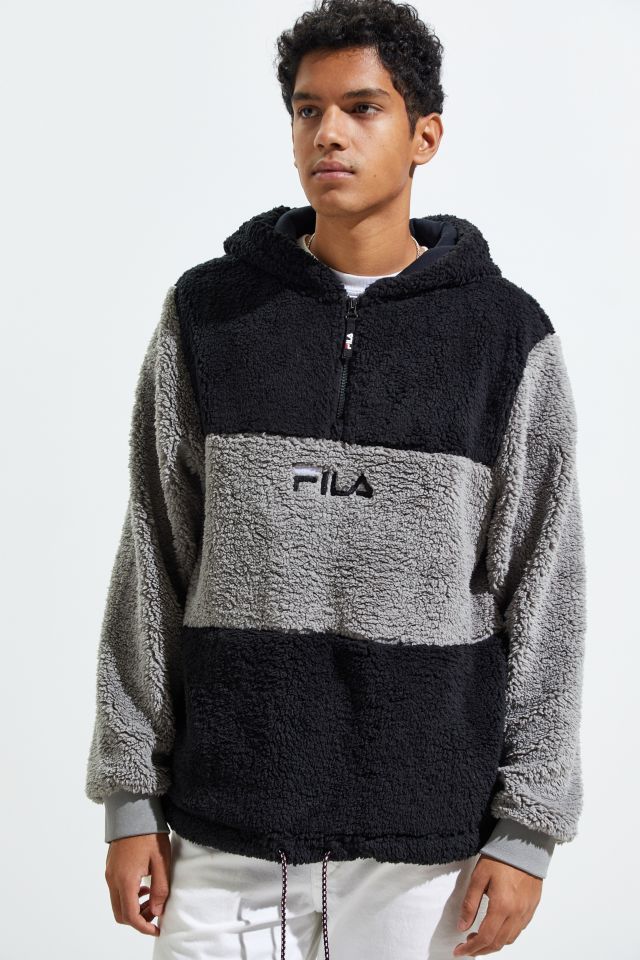 Mens fila on sale sherpa hoodie