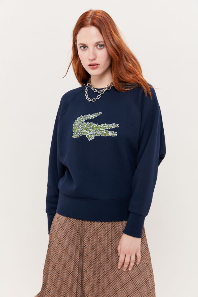 Lacoste Croco Magic Fleece Crew Neck Sweatshirt