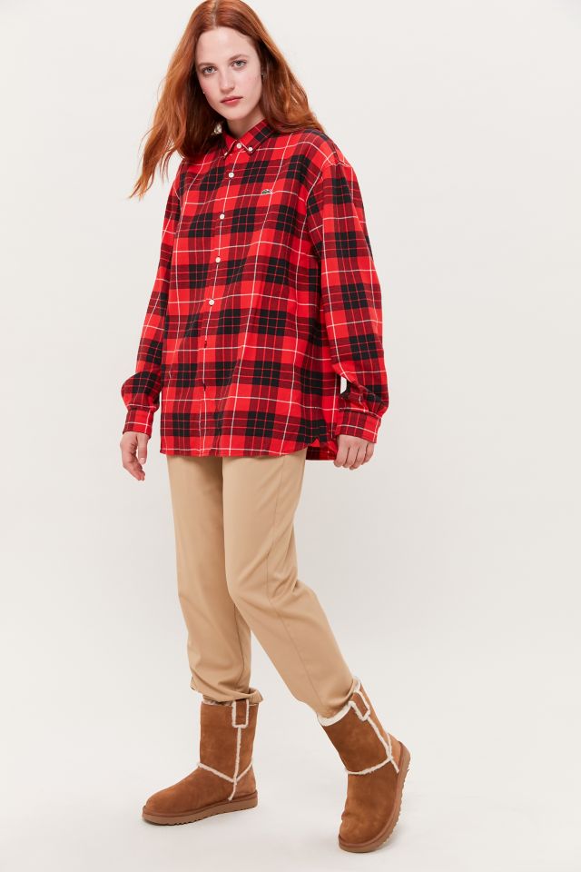 Lacoste Plaid Button-Down Shirt #2