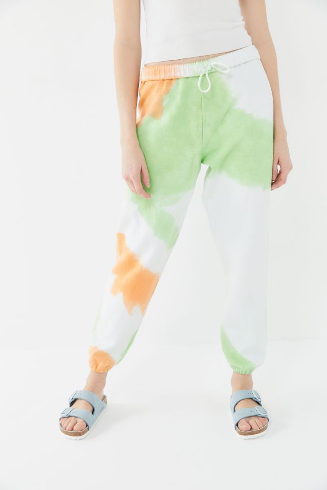 Urban Renewal Recycled Blown Out Tie-Dye Jogger Pant #1
