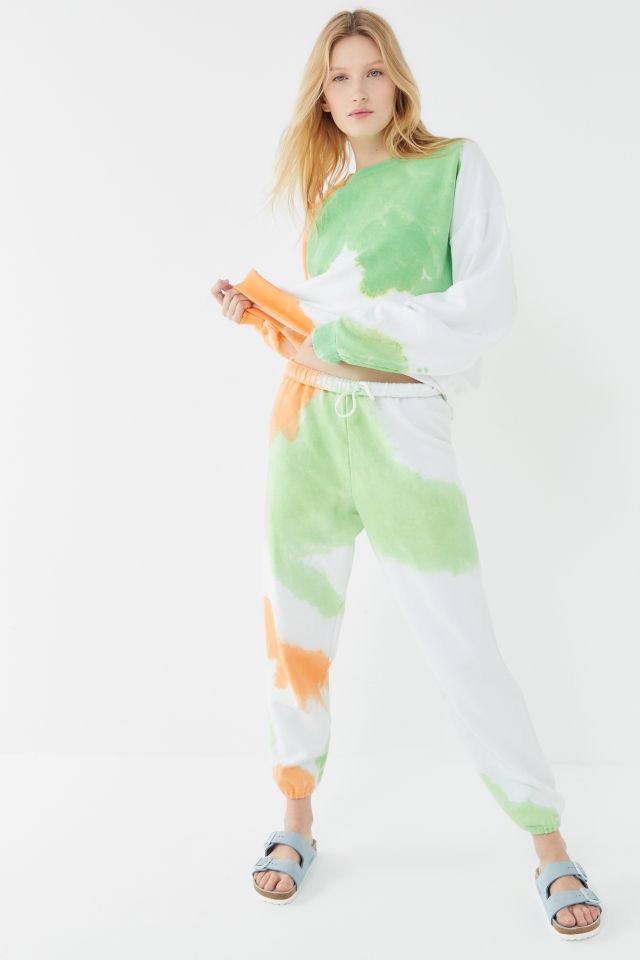 Urban Renewal Recycled Blown Out Tie-Dye Jogger Pant #3