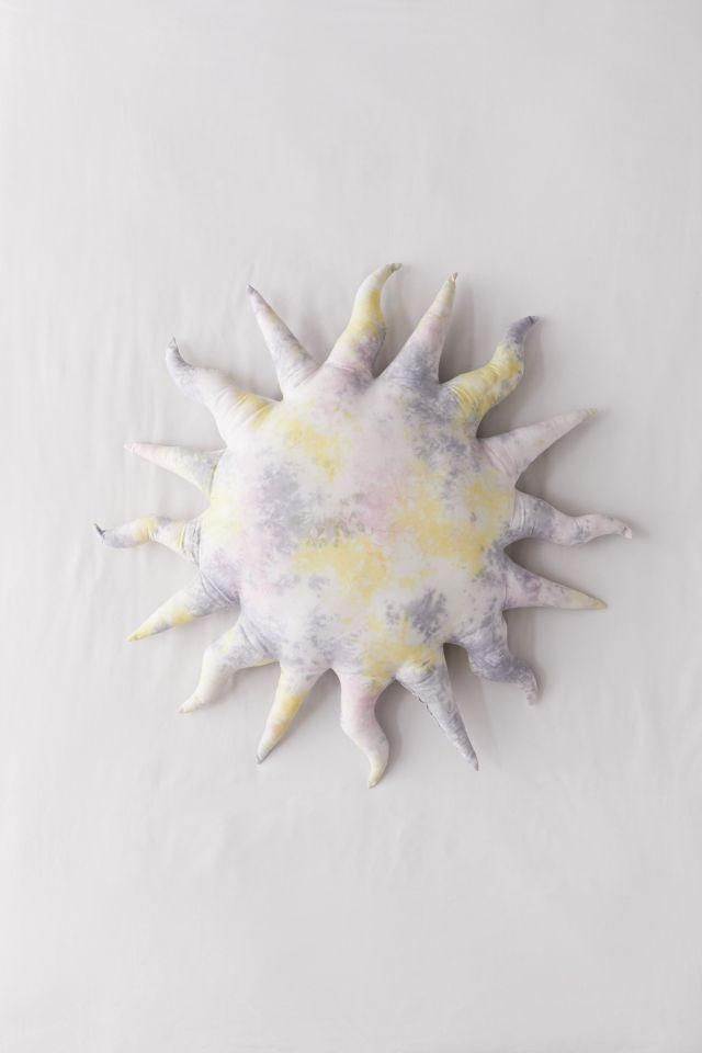 Sun + Moon Tie-Dye Throw Pillow #2