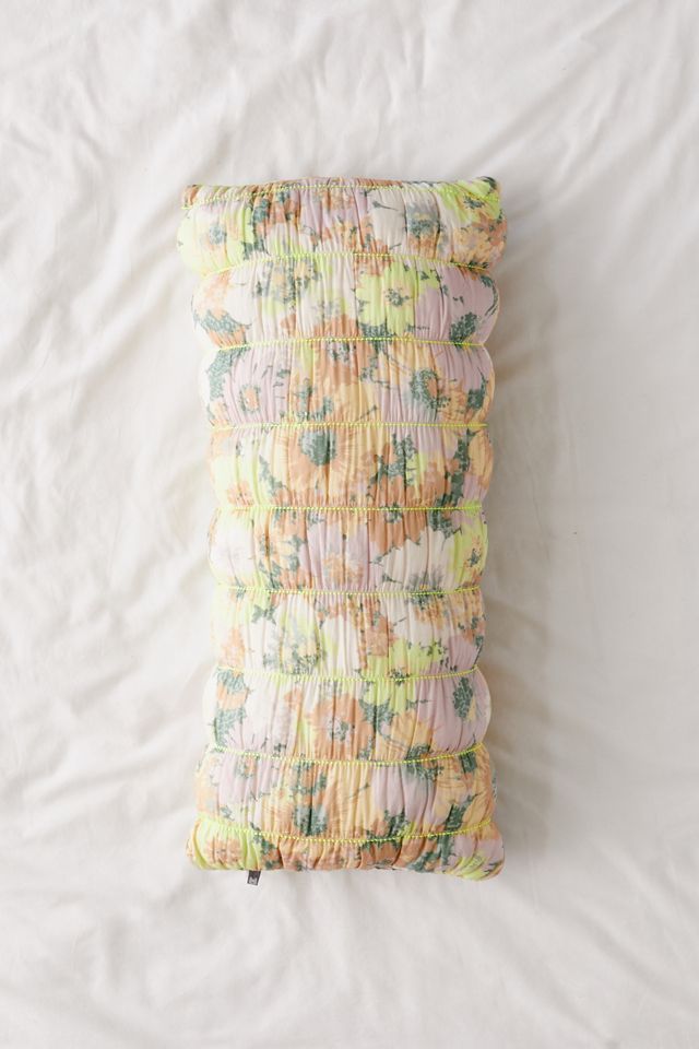 Ruby Quilted Floral Body Pillow #1