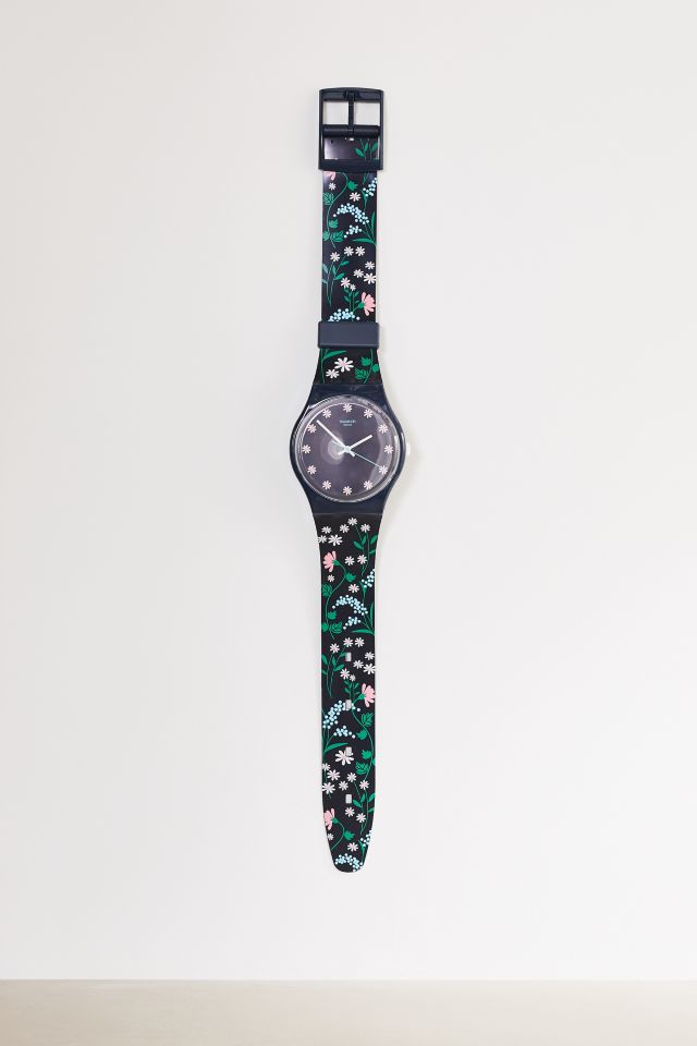 Swatch Maxi Flower Carpet Wall Clock #1