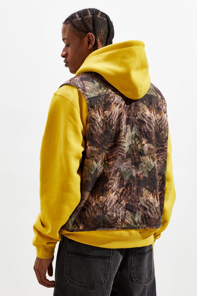 UO Leaf Print Camo Gilet Vest  #2
