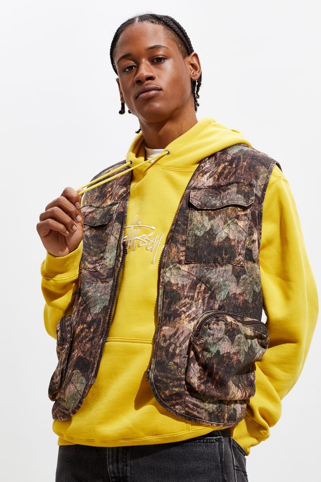 UO Leaf Print Camo Gilet Vest  #4