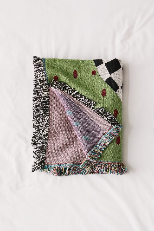 Jarmél By Jarmel UO Exclusive Snake Woven Throw Blanket #1
