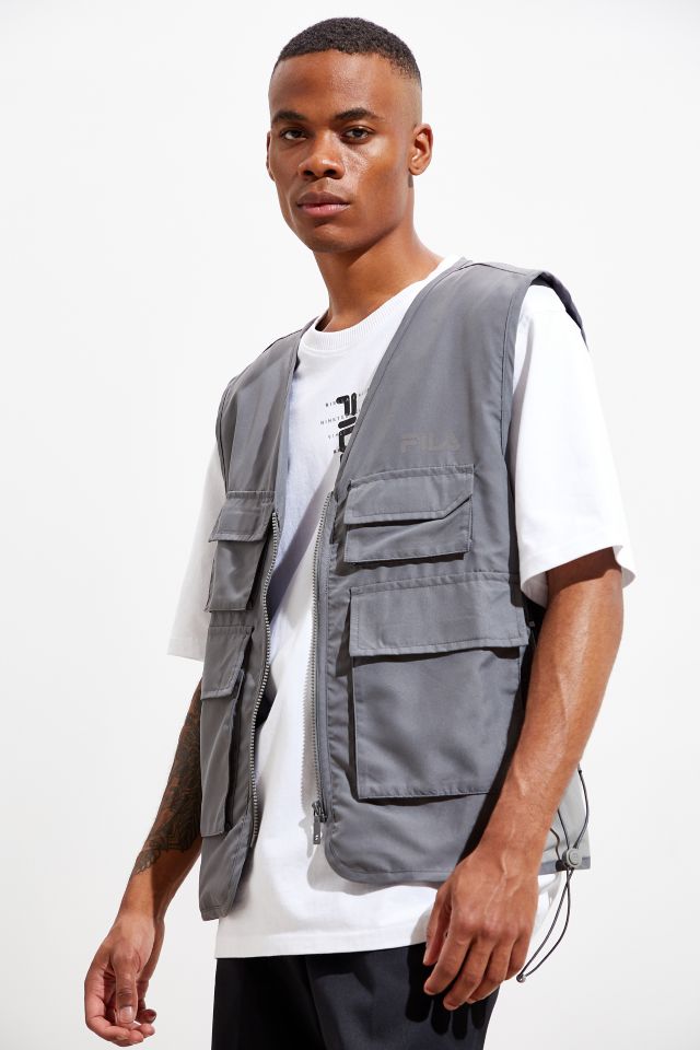 FILA UO Exclusive Rahum Utility Vest | Urban Outfitters
