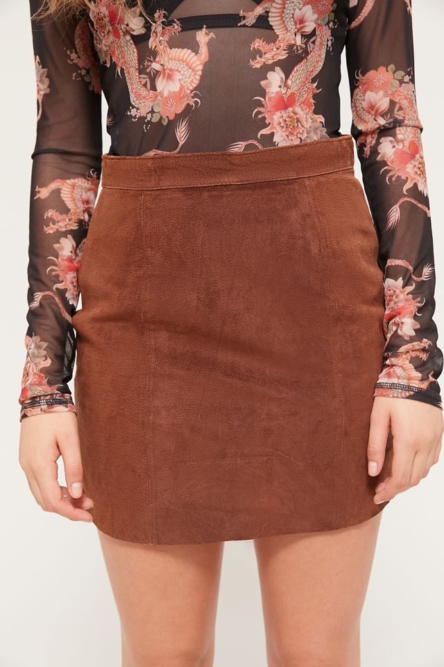 Vintage Suede Mini Skirt  #3