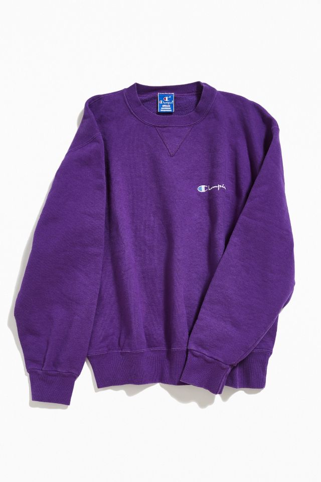 Purple champion hot sale crew neck