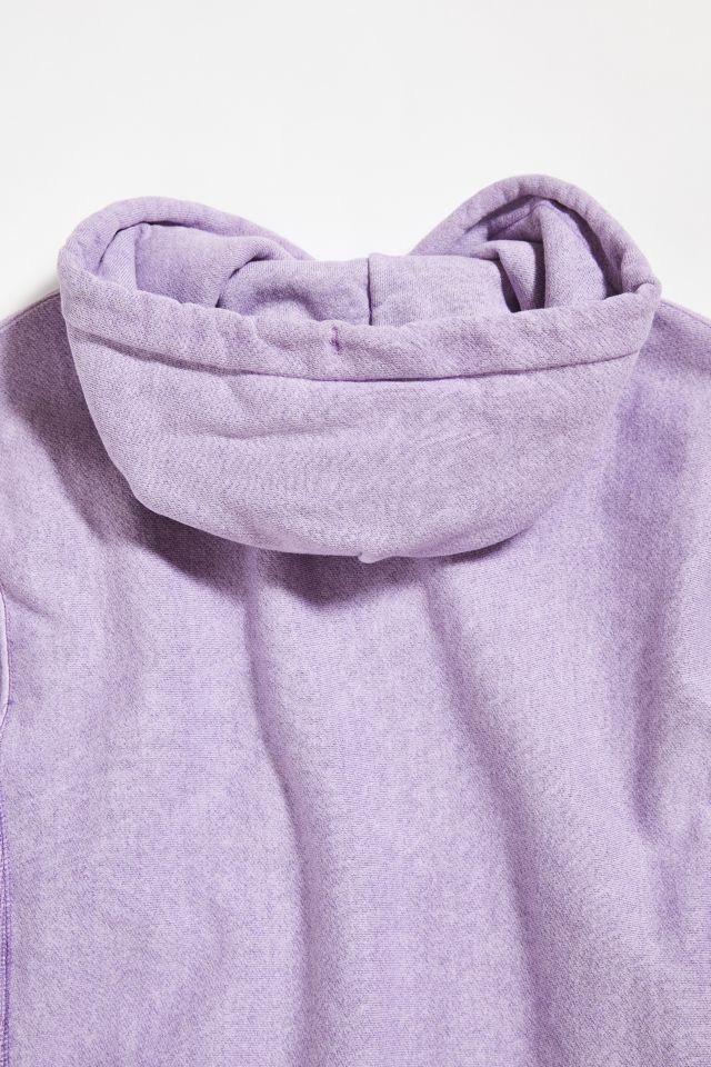 Vintage Champion Washed Lavender Hoodie Sweatshirt #3
