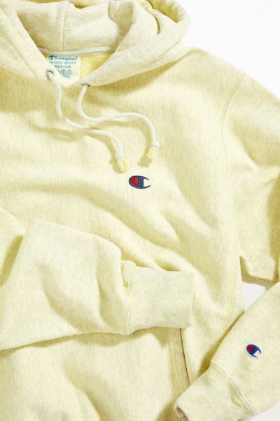 Champion light hot sale yellow sweatshirt