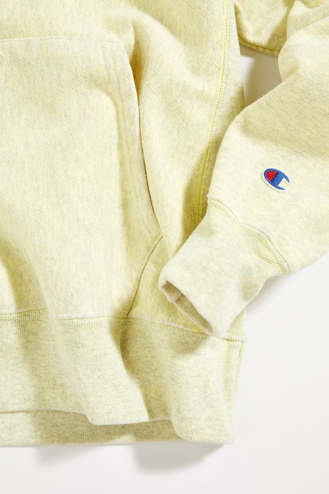 Light yellow champion hoodie hot sale