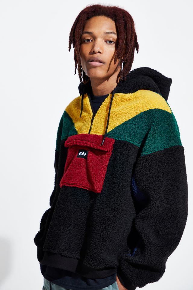 Lazy oaf 2025 colour panel hoodie