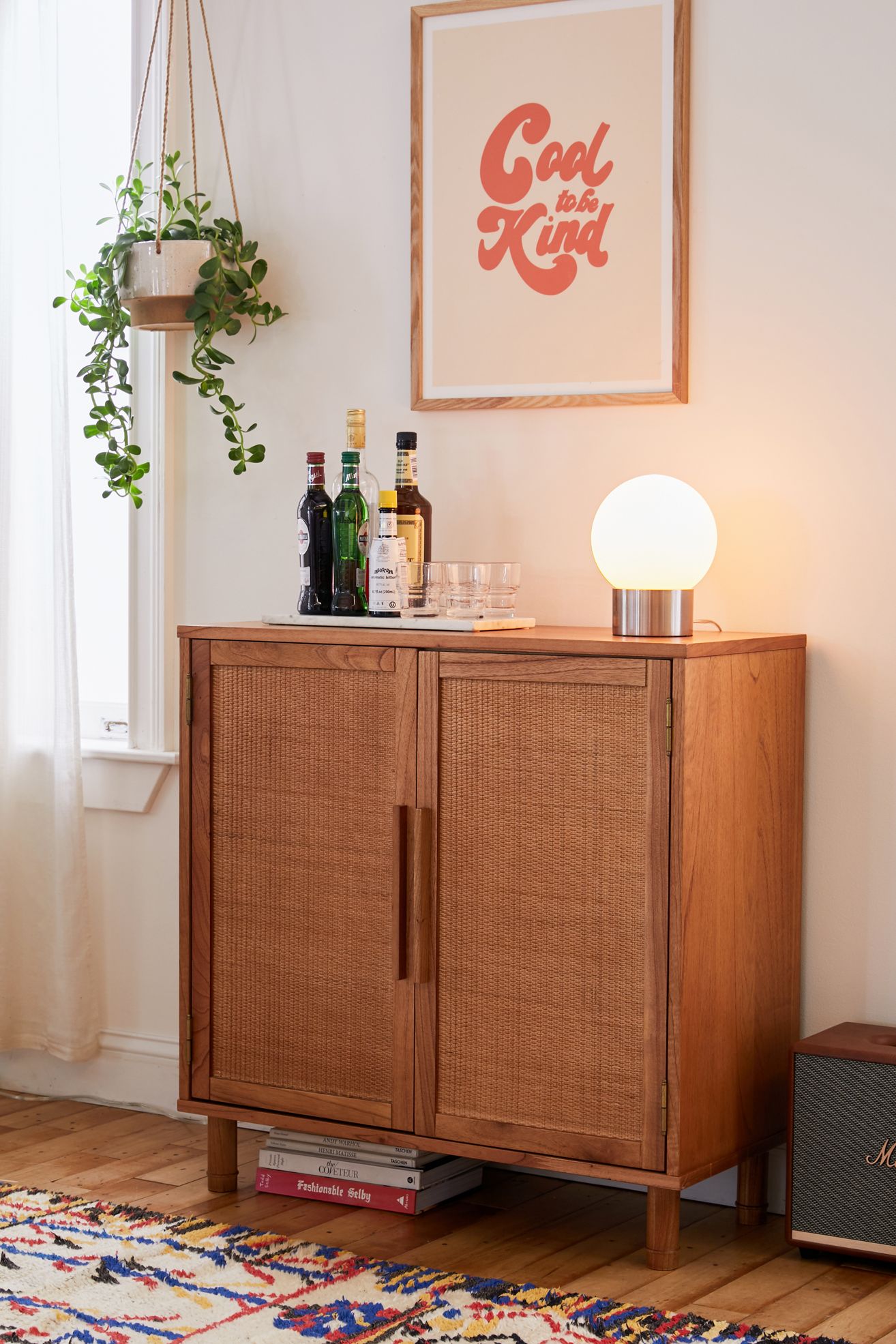 Delancey Storage Cabinet - Light Brown, Regular, ONE SIZE