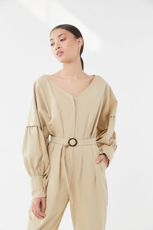Simonett Obrer Belted Balloon Sleeve Jumpsuit #2