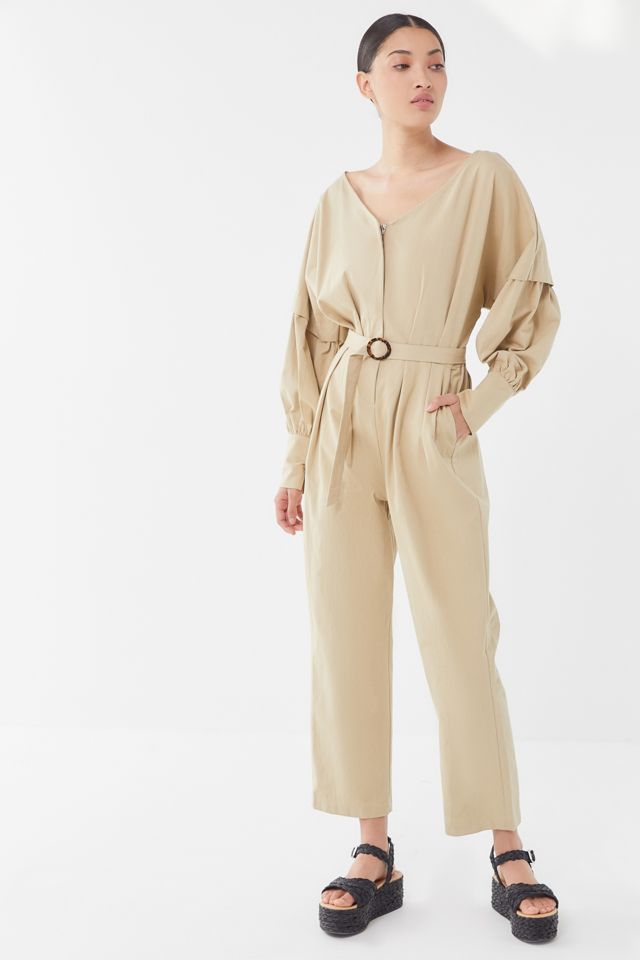 Simonett Obrer Belted Balloon Sleeve Jumpsuit #3