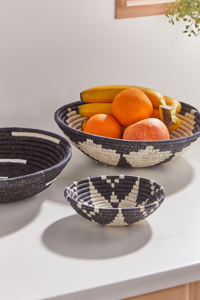 Spiral Medium Woven Bowl #3