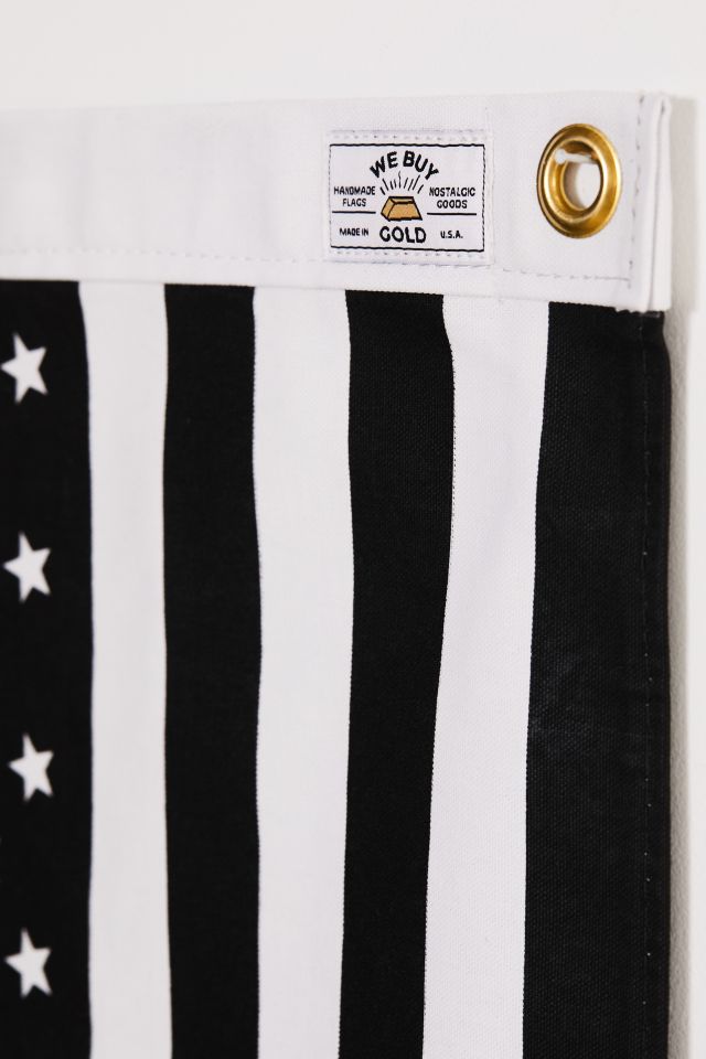 Black + White American Flag Tapestry #3