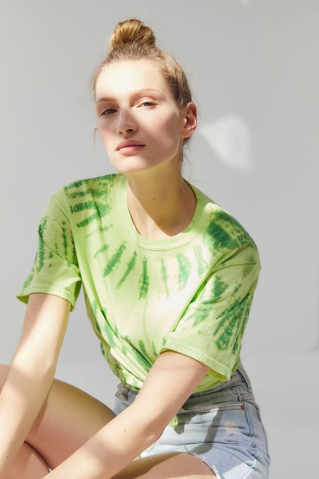 Vintage Stripe Tie-Dye Tee #1