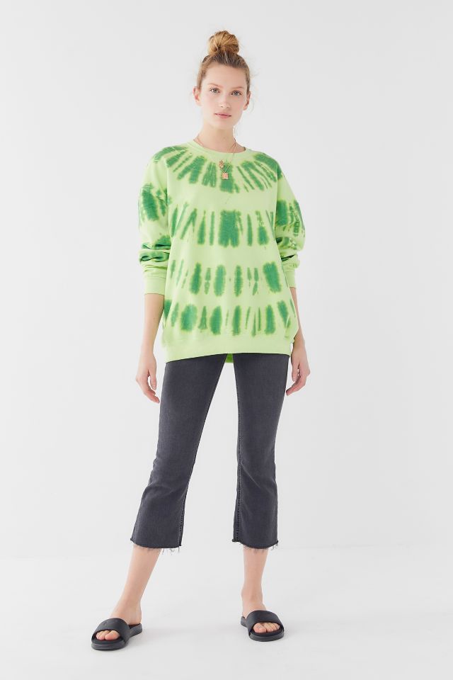 Vintage Striped Tie-Dye Sweatshirt #4