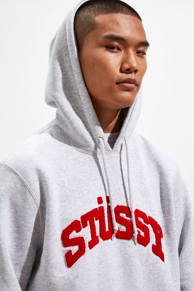 Stussy Chenille Arch Applique Hoodie Sweatshirt | Urban Outfitters