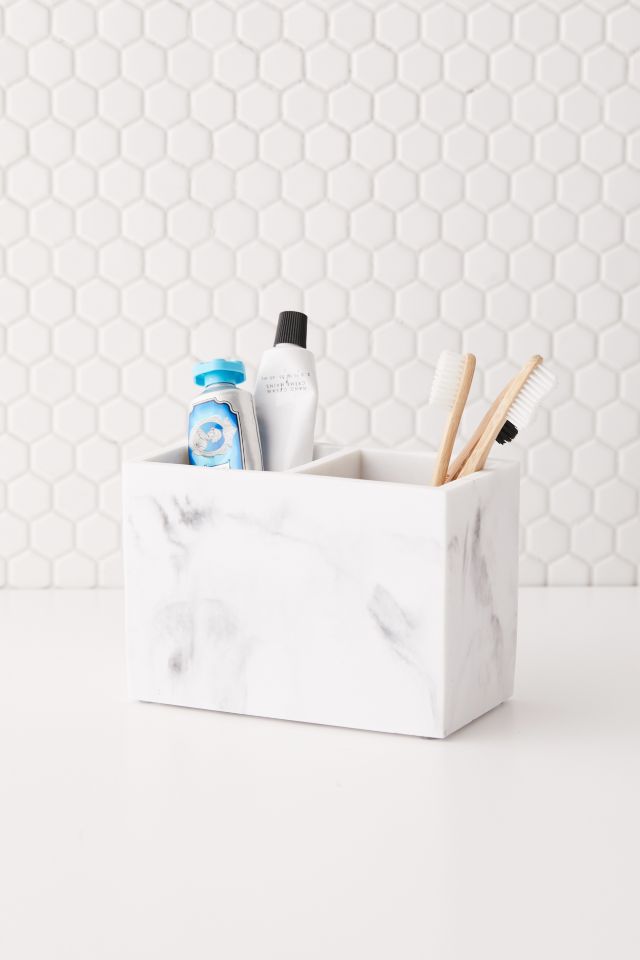 Unité de rangement marbrée #1