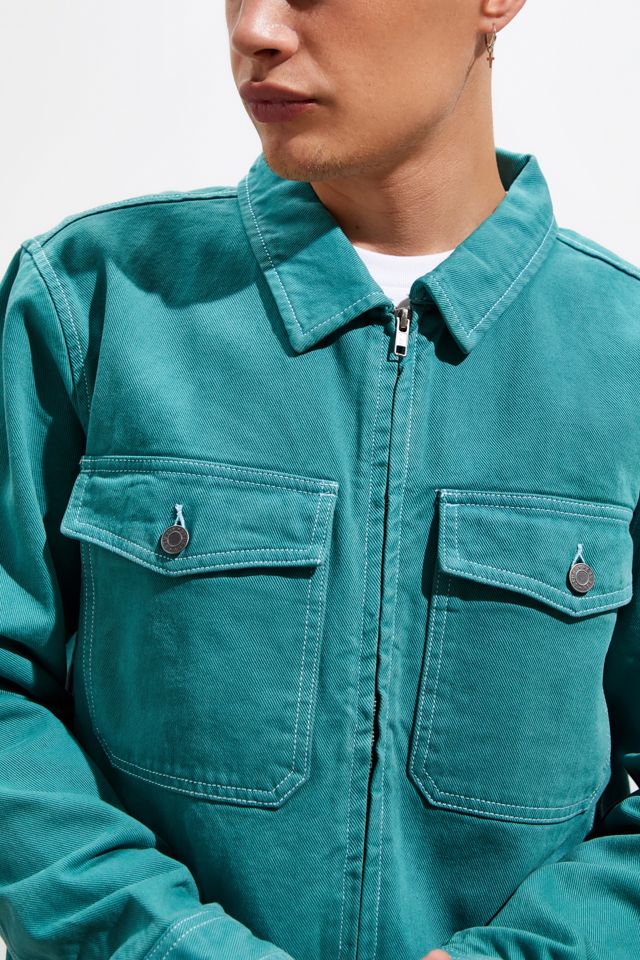 Stussy Overdyed Zip Jacket | Urban Outfitters
