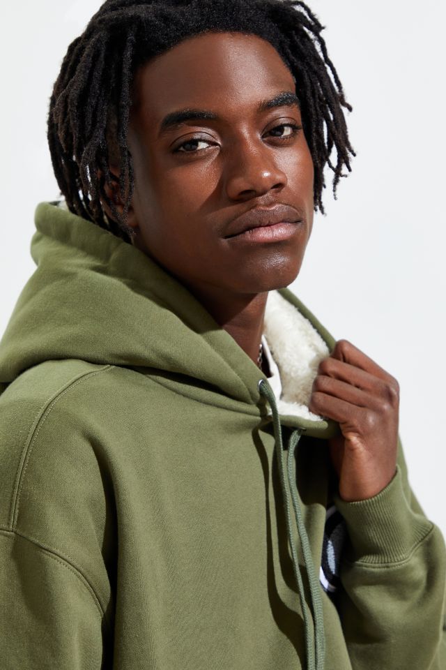 Champion Super Fleece Sherpa Lined Hoodie Sweatshirt  #5