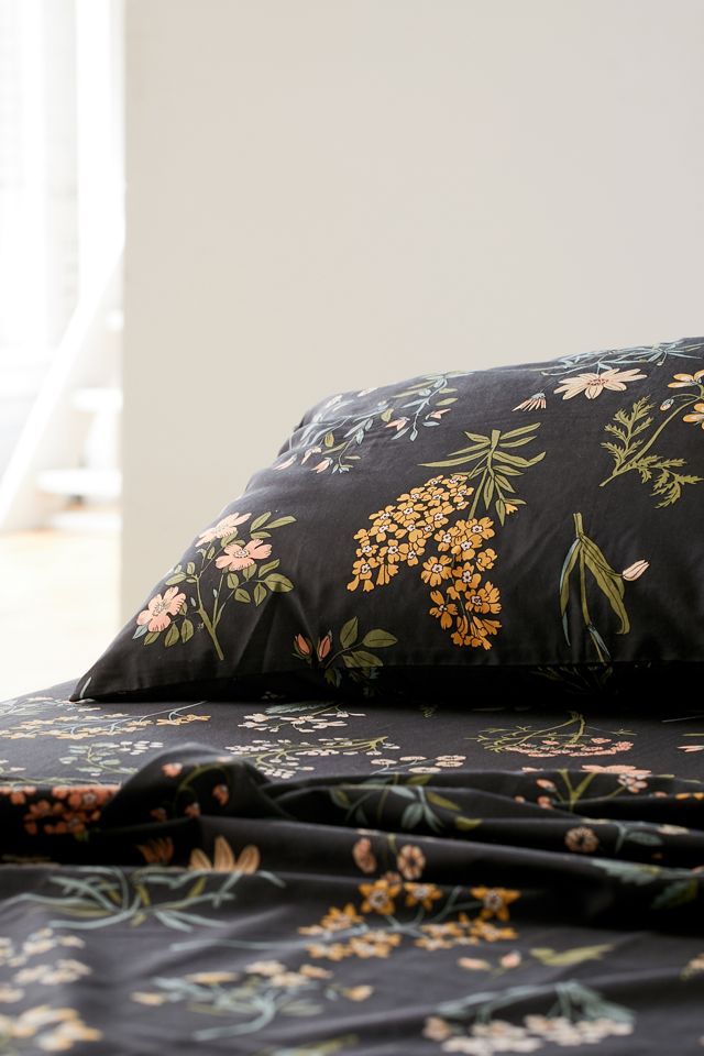Washed Cotton Crochet Ruffle Duvet Cover #1