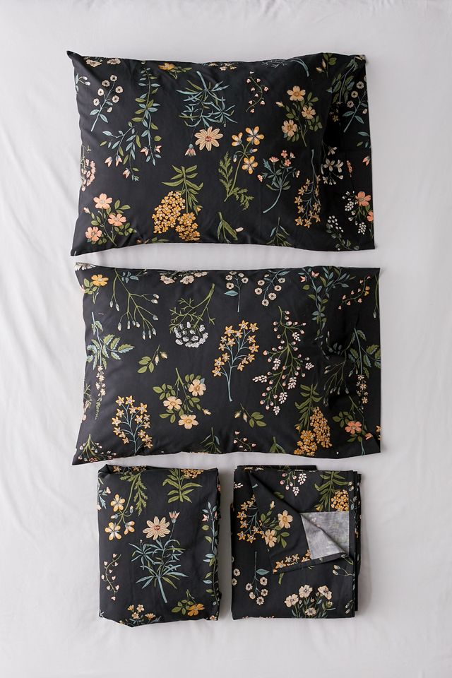 Washed Cotton Crochet Ruffle Duvet Cover #2
