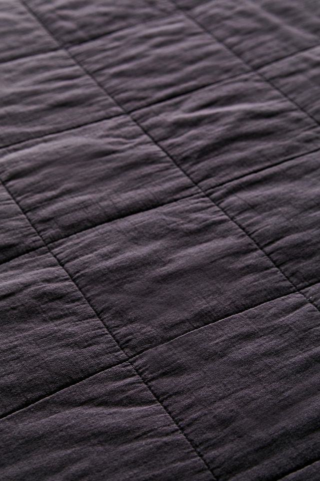 Jacquard Cotton Square - Arlo Charcoal - Merchant & Mills